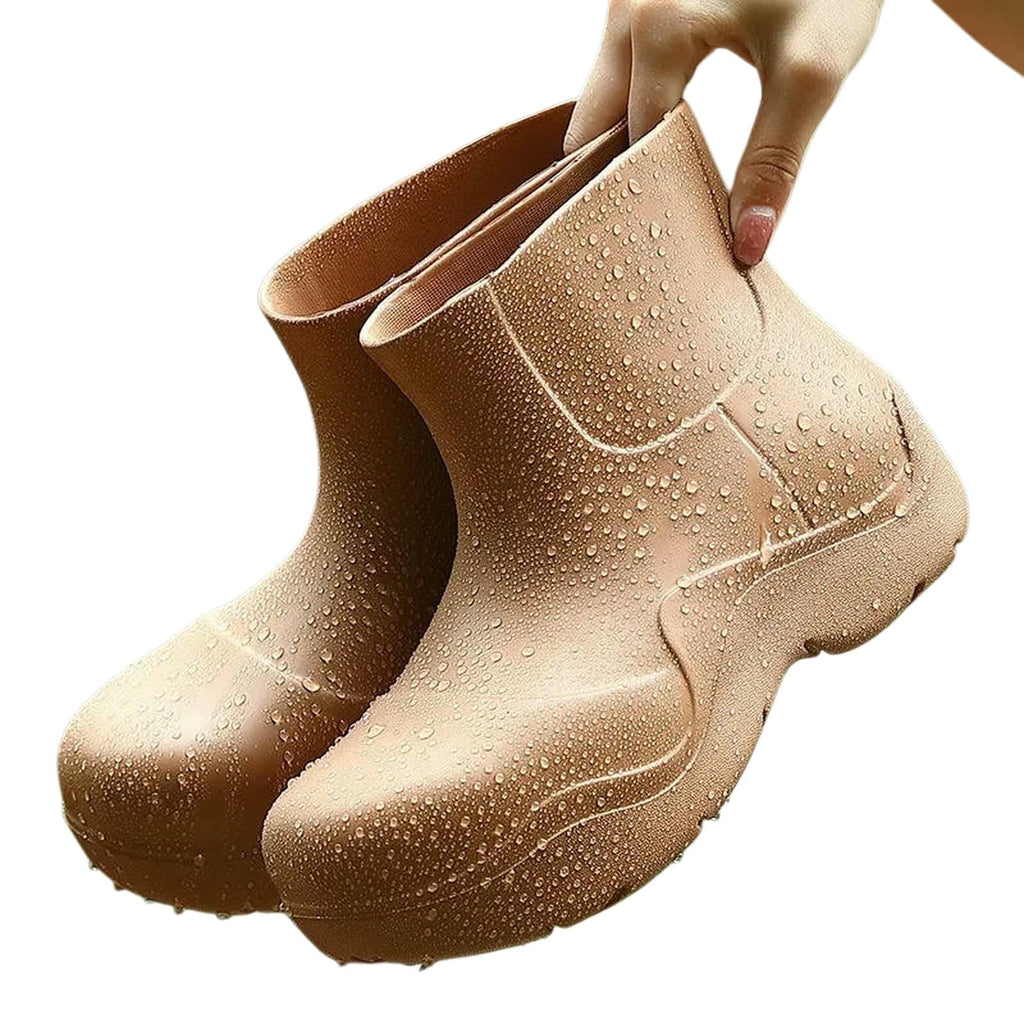 Women's Non-Slip Waterproof Ankle Rain Boots