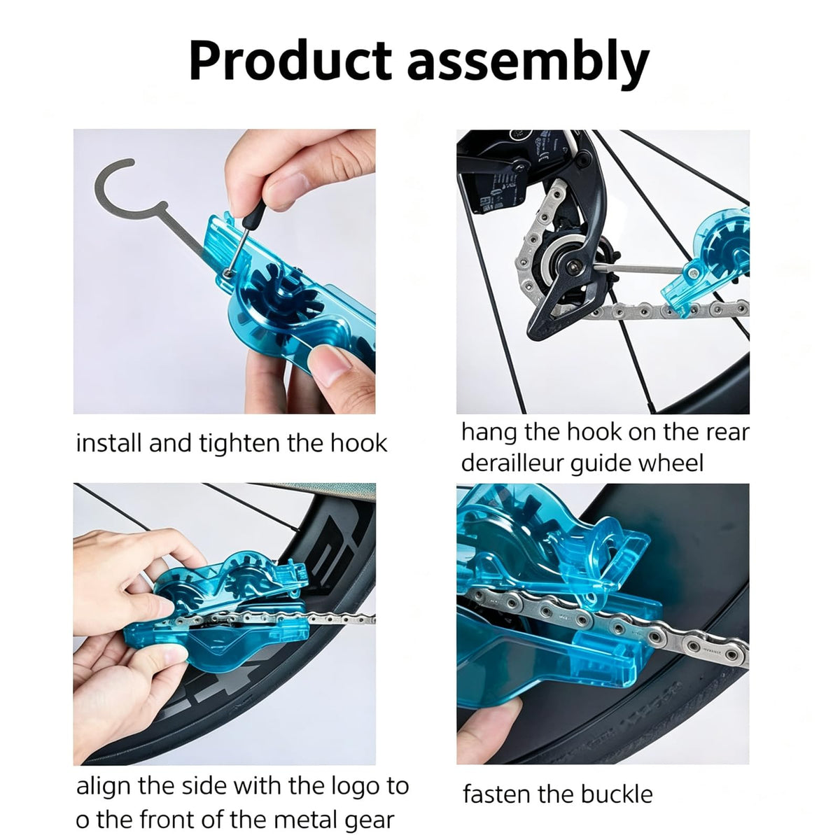 Bicycle Chain Cleaner, Portable Bike Chain Cleaning Tool for Maintenance