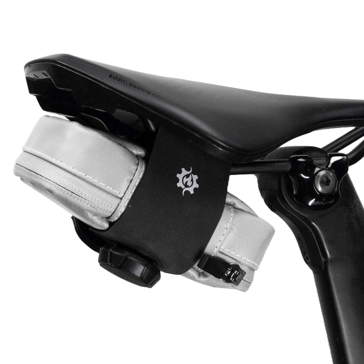 Magnetic Bicycle Saddle Bag with Quick Buckle Attachment