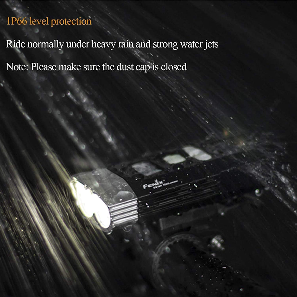 USB Rechargeable Waterproof Bike Headlight with 120° Wide Beam