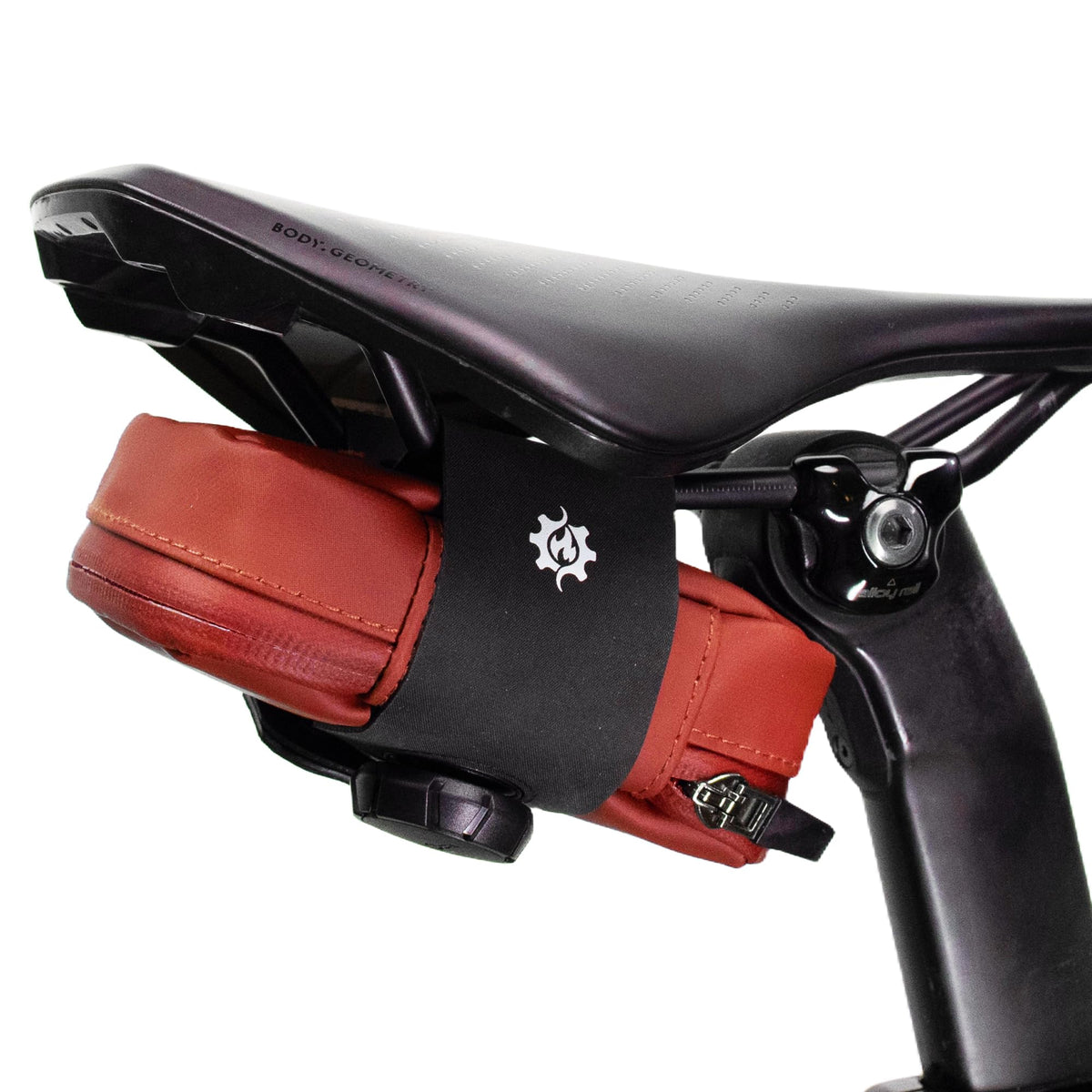Magnetic Bicycle Saddle Bag with Quick Buckle Attachment