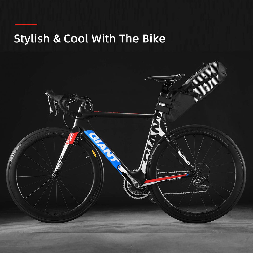 ROCKBROS Bike Saddle Bag Waterproof Bikepacking Bag Large Bicycle Seat Bag