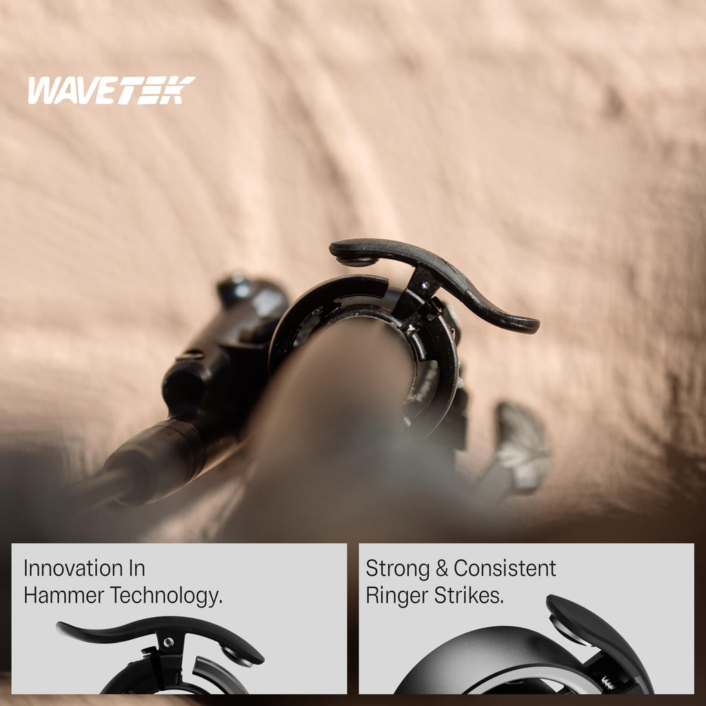 80dB Wrap-Around Bike Bell with Easy Installation
