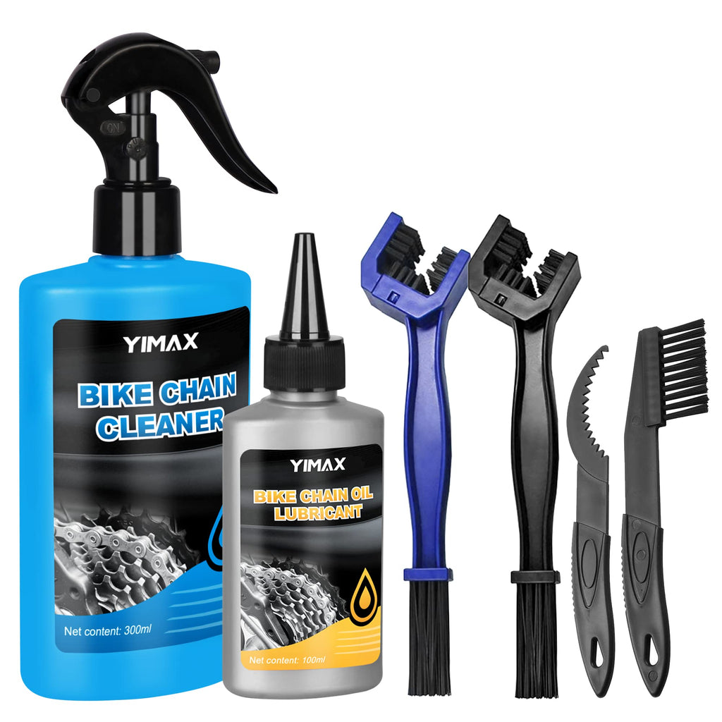 Bike Chain Cleaning & Maintenance Kit with Lube and Brushes
