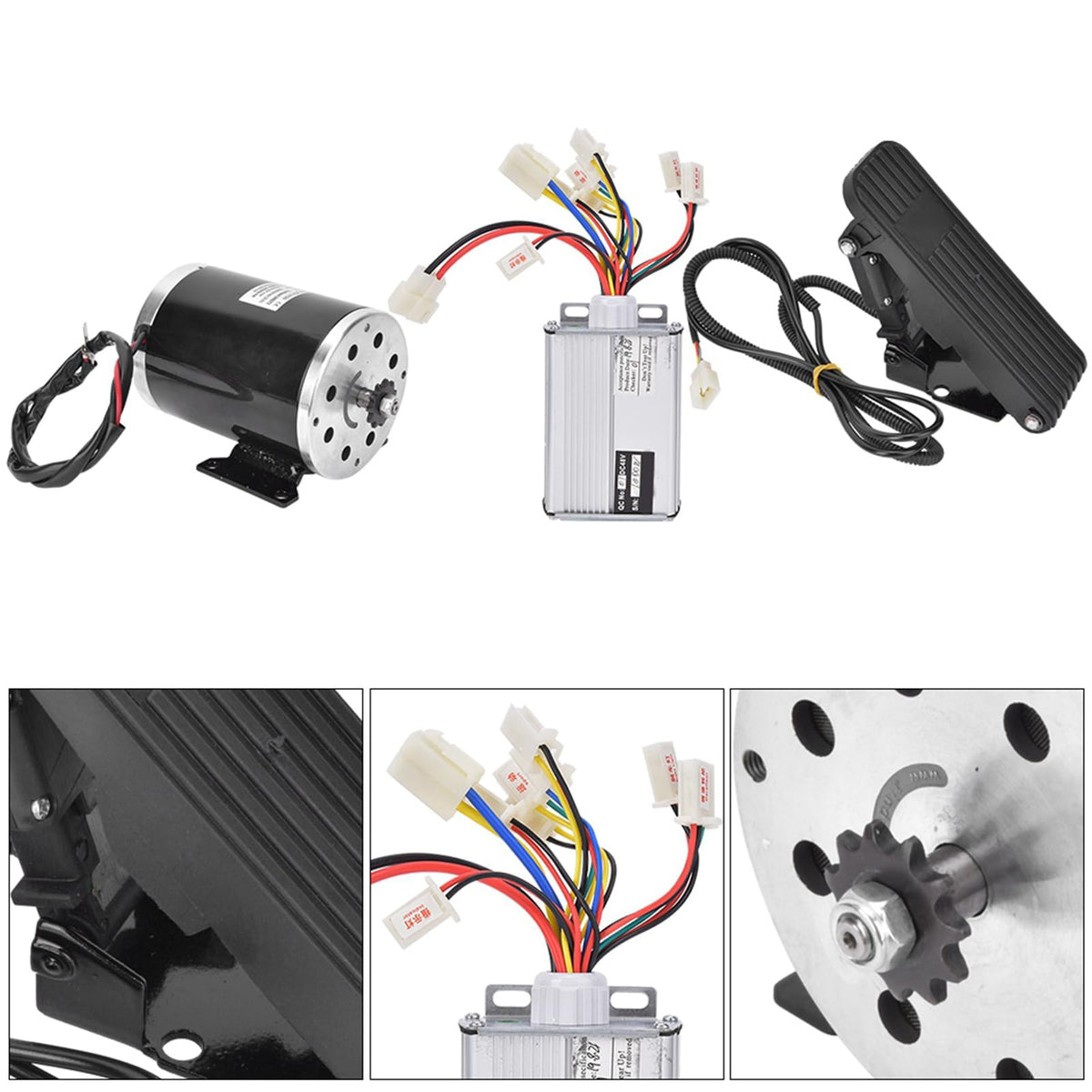 48V 1000W Electric Scooter Motor, Controller & Pedal Set
