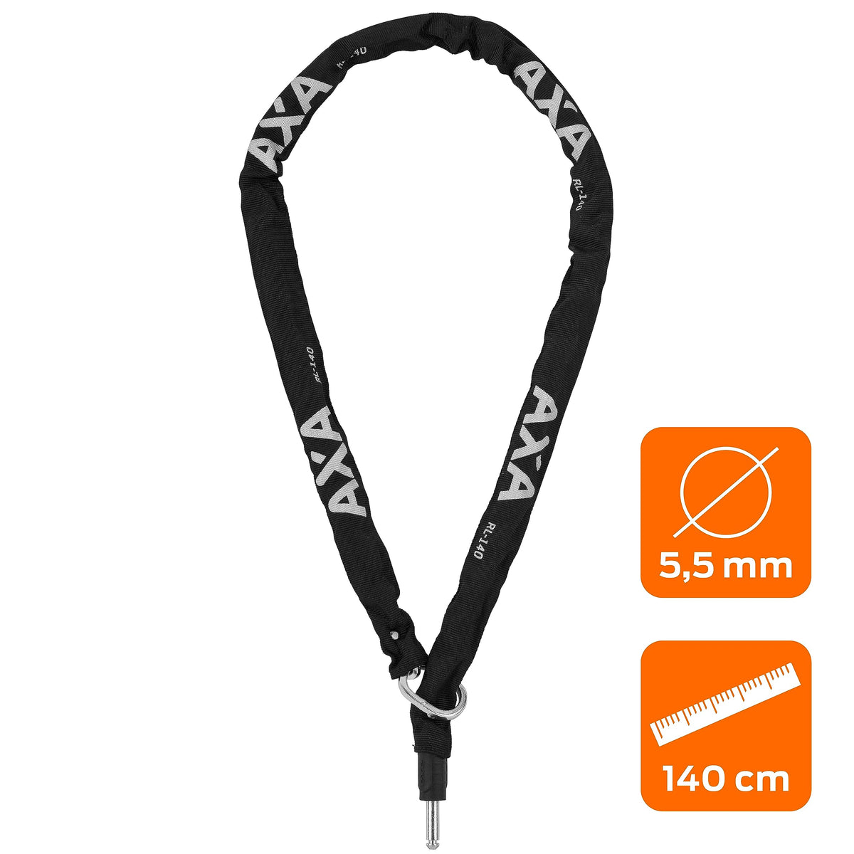 140cm Bicycle Chain Frame Lock with Storage Bag