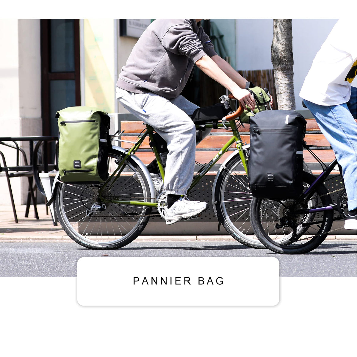 22L Waterproof Bicycle Pannier Bag for Rear Rack Storage