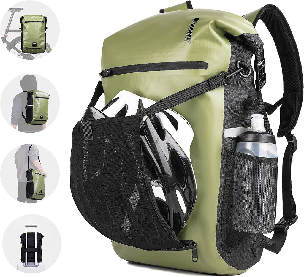 22L Waterproof Bicycle Pannier Bag for Rear Rack Storage