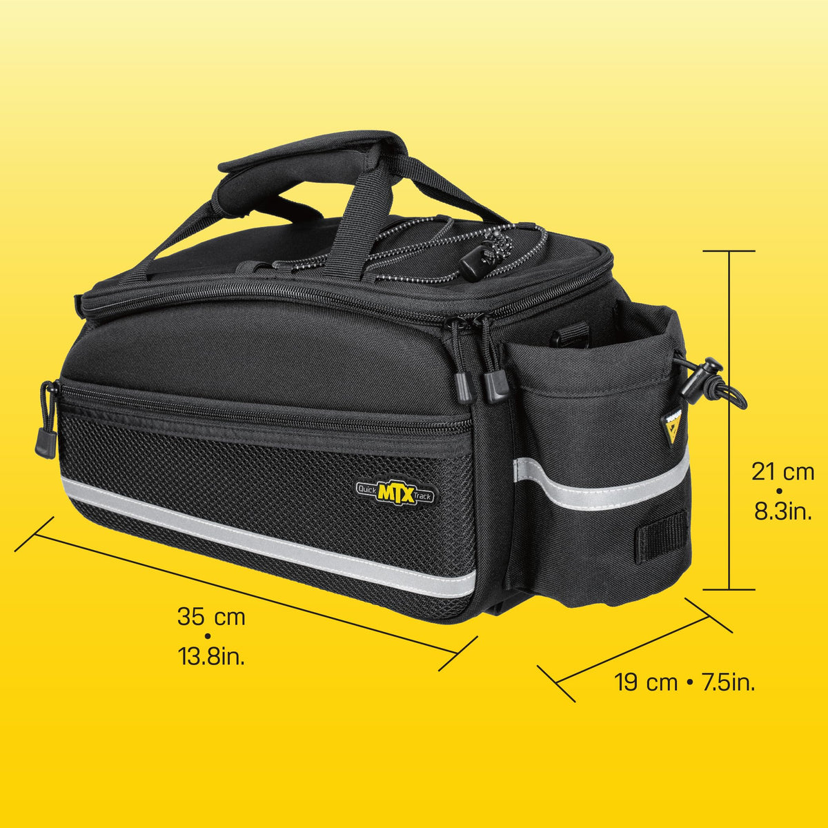 Rear Bicycle Trunk Bag with Spacious Storage & Easy Mounting