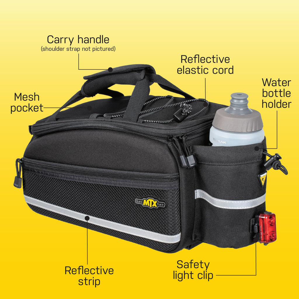 Rear Bicycle Trunk Bag with Spacious Storage & Easy Mounting